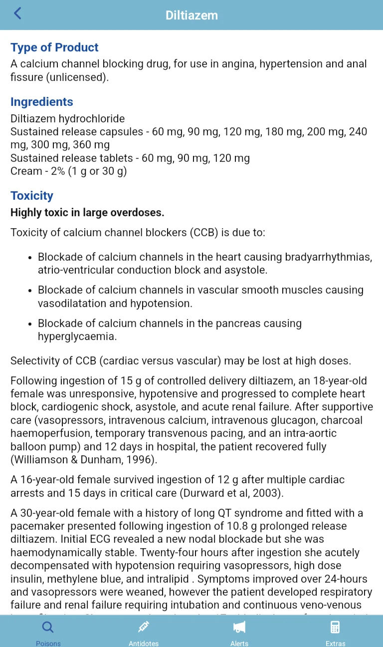 TOXBASE screenshot